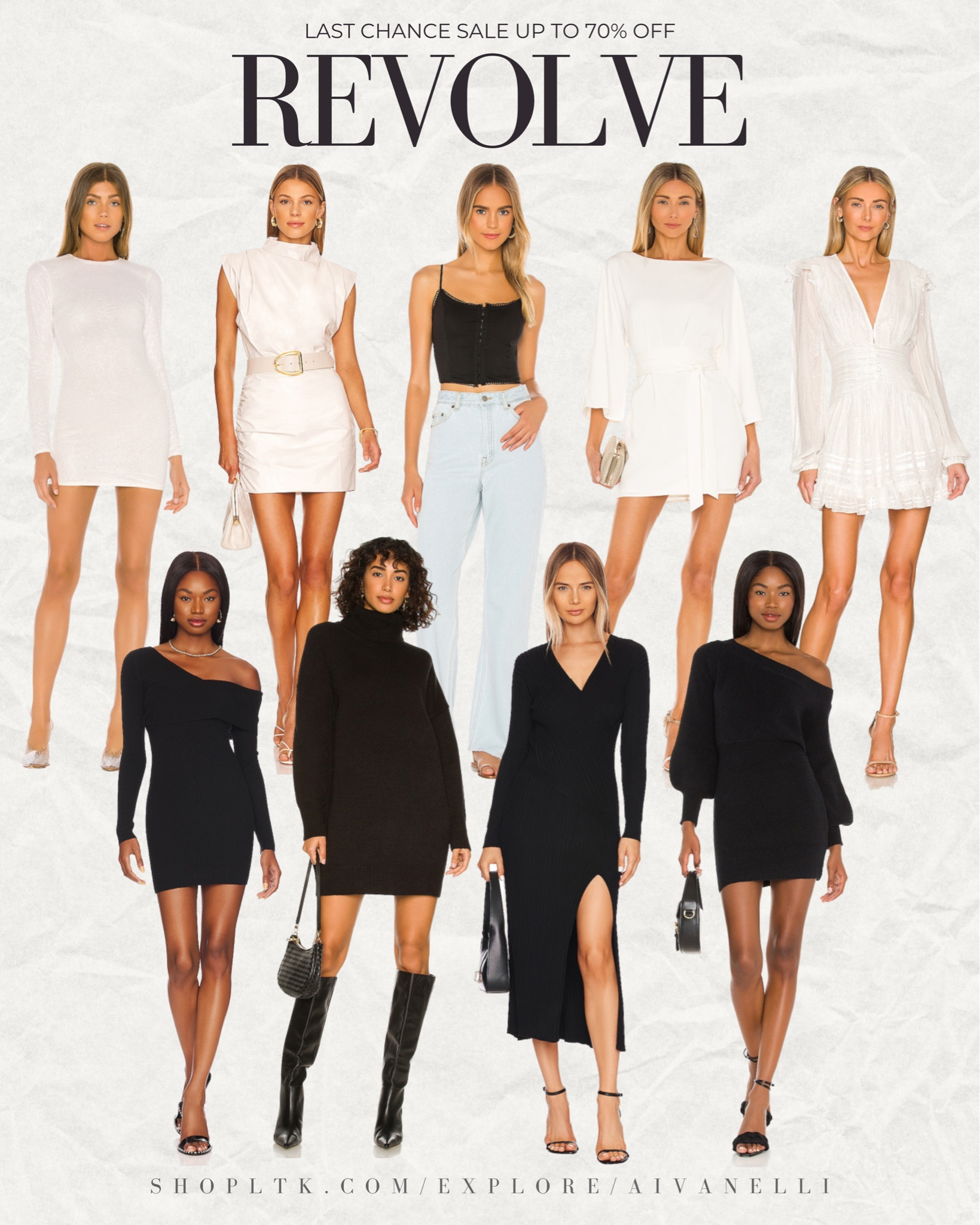 Revolve Last Chance SALE!

Women’s distressed denim
Leather pants
Black heels
Hoop earrings
Black clutch
Women’s night looks
Styled look
Women’s workwear
Fall fashion
Denim jeans
Turtleneck
Cozy sweaters
Womens loungewear
Womens booties
Womens boots
Fall boots
Fall booties
Fall style
Fall outfit ideas
Winter outfit ideas
Winter outerwear
Winter coats
Puffer jackets
Puffer vest
Puffer coat
Cropped puffer
Gift guide for her
Gifts for her
Gifts for teachers
Holiday gift guide
Christmas gift ideas

#LTKsalealert #LTKSeasonal #LTKHoliday
