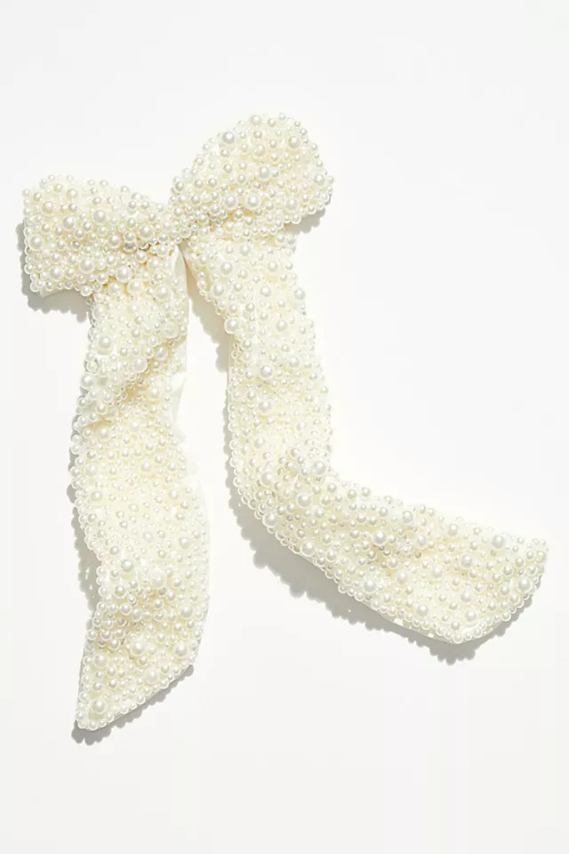 Pearly Bow Barrette | Free People (Global - UK&FR Excluded)