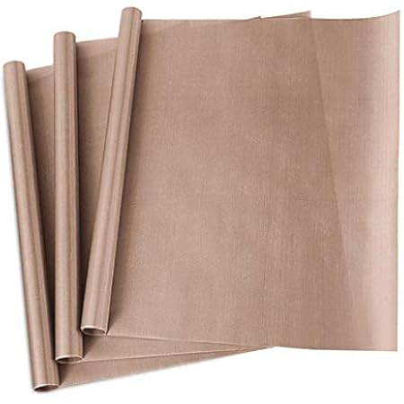 HTVRONT Teflon Sheets for Heat Press - 3 Pack Non Stick PTFE Teflon Sheet Reusable 12 x 16" Teflon P | Amazon (US)