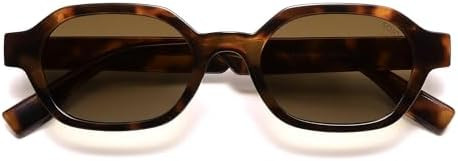 SOJOS Retro Polarized Hexagon Sunglasses for Women Men, UV400 Trendy Rectangle 70s 80s 90s Shades... | Amazon (US)