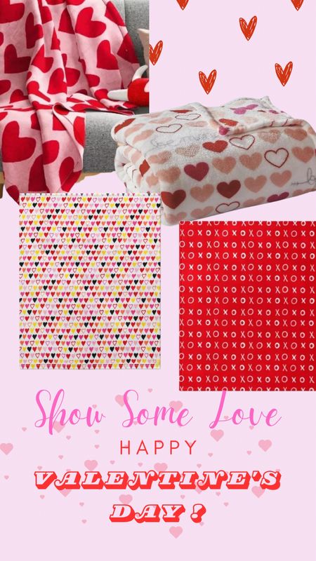 Valentine’s throw blankets 
Valentine’s gift
Valentine’s decor

#LTKhome #LTKSeasonal #LTKsalealert