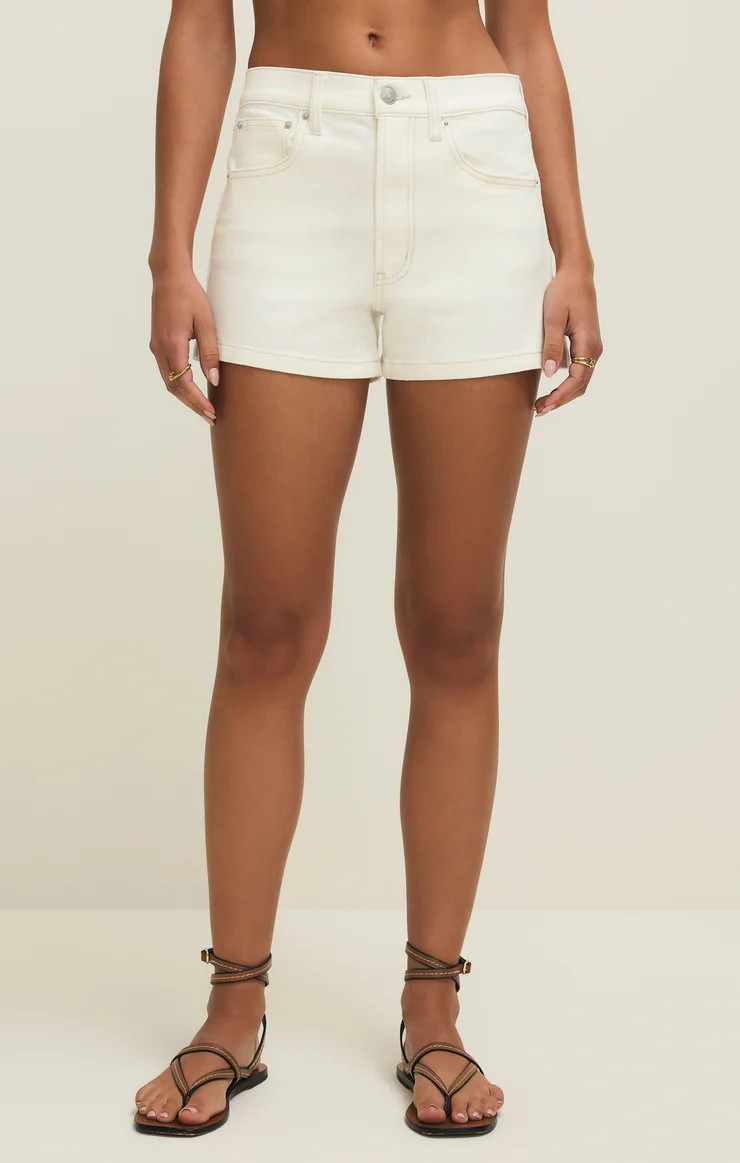 Camila High Rise A-Line Denim Short | Z Supply