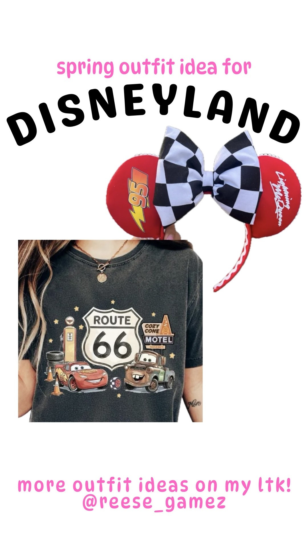 disney outfit, disneyland outfit, disney outfits, disneyland outfits, lightning mcqueen outfit, cars outfit, mickey ears, minnie ears

#LTKTravel #LTKootd #LTKSeasonal