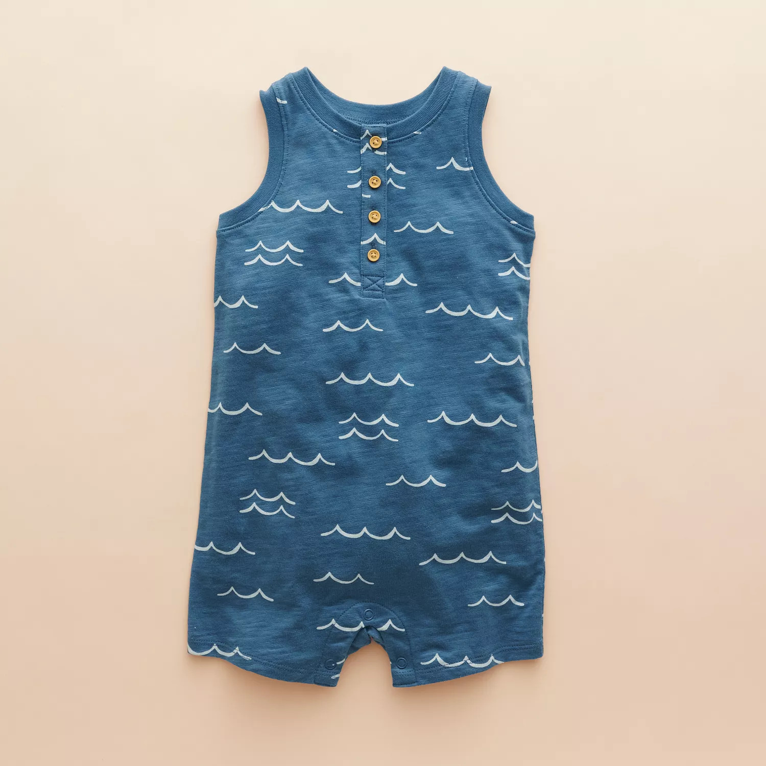 Baby Little Co. by Lauren Conrad Organic Henley Tank Romper | Kohl's