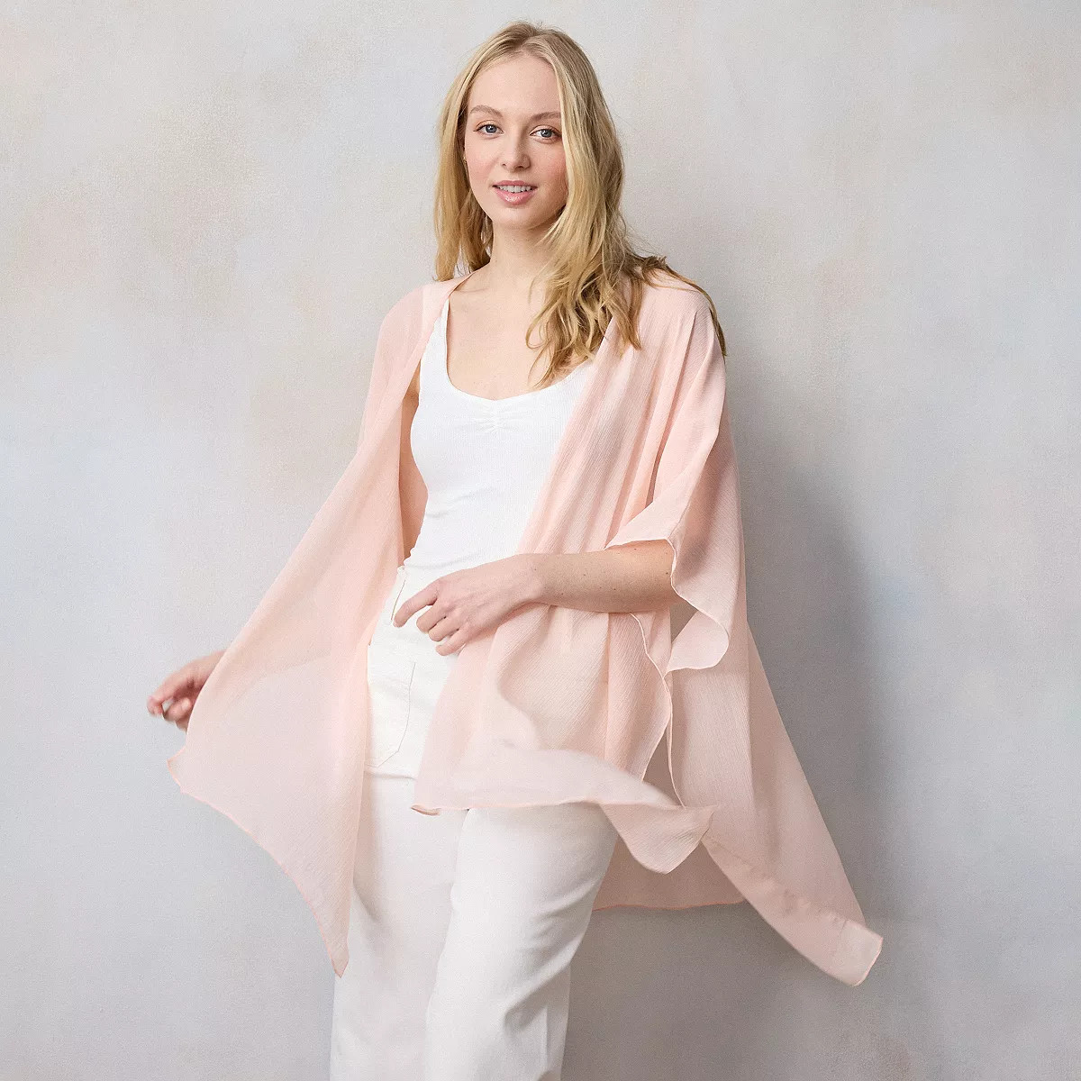 Women's LC Lauren Conrad Open Front Sheer Ruana | Kohl's