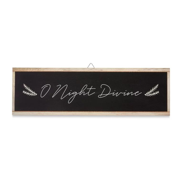 Black O Night Divine Sign, by Holiday Time | Walmart (US)