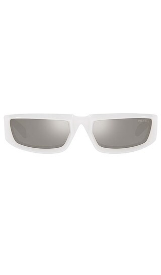 Runway in Opal White & Light Grey Silver Mirror | Revolve Clothing (Global)