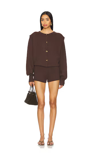 Sable Romper in Ash Brown | Revolve Clothing (Global)