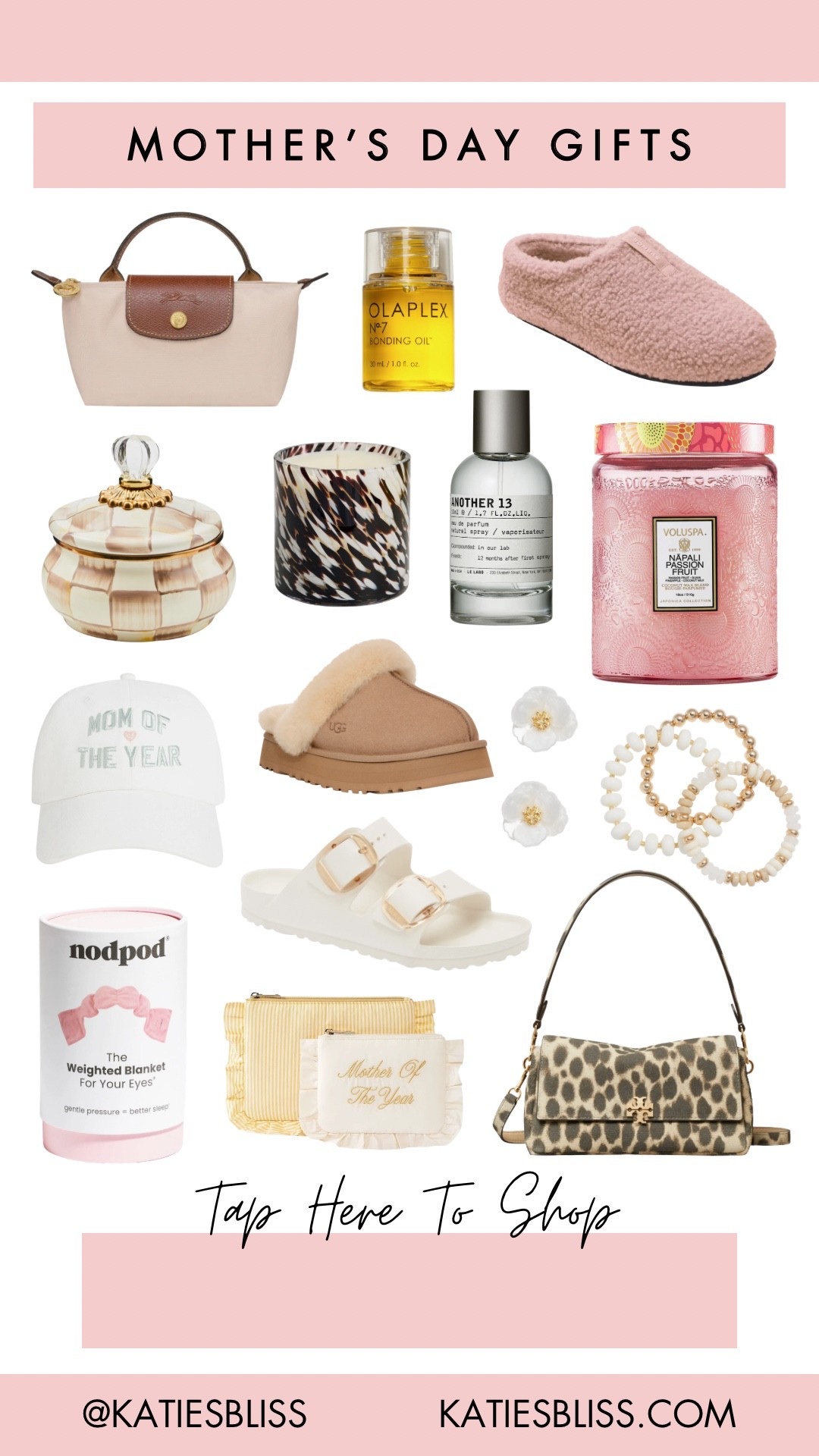 Mother’s Day gift guide 💐

Longchamp. Bag. Slipper. Olaplex. Mackenzie Childs. Candle. Ugg. Hat. Jewelry. Nodpod. Le labo. Perfume. Mom. Grandma. Gift idea.

#LTKMothersDay #LTKSeasonal #LTKHome