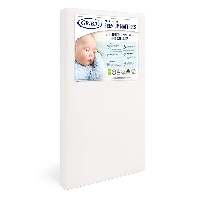 Graco Premium Foam Crib & Toddler Mattress – 2021 Edition, GREENGUARD Gold and CertiPUR-US Cert... | Amazon (US)