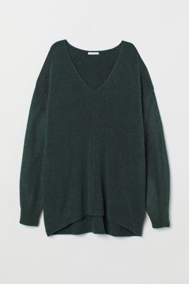 H & M - Fine-knit Sweater - Green | H&M (US)