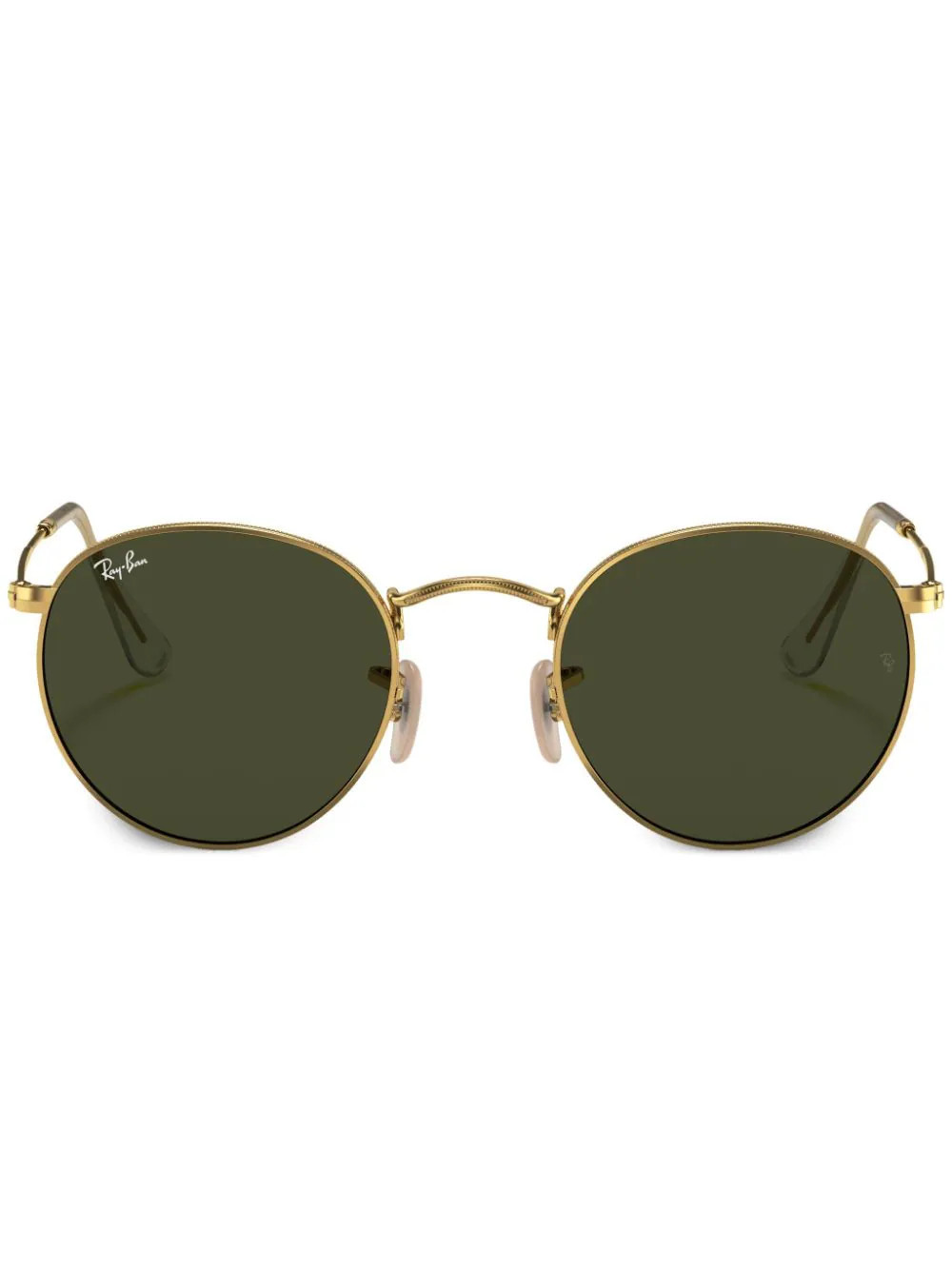Ray-Ban round metal sunglasses - Gold | Farfetch Global