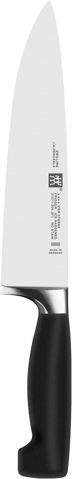 ZWILLING Four Star 8-inch Razor-Sharp German Chef's Knife, Made in Company-Owned German Factory w... | Amazon (US)