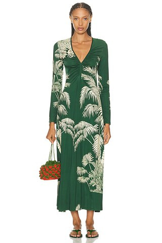 Alma Boradada Midi Dress | FWRD 