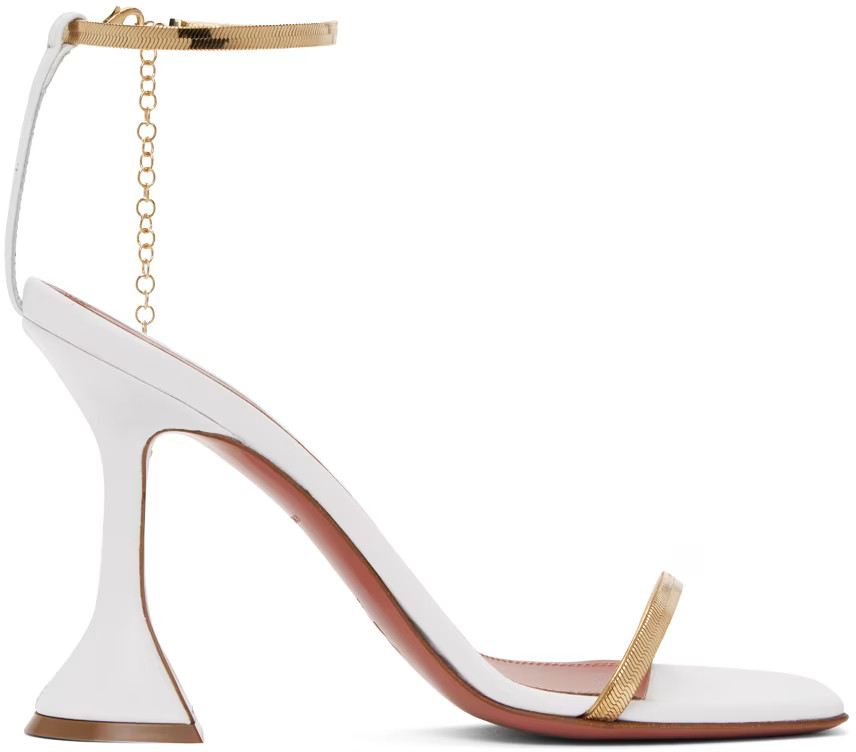 White Henson Heeled Sandals | SSENSE