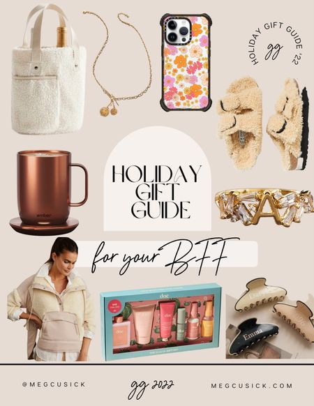 Holiday gift guide for your BFF!

Hair clip, gold ring, shampoo, conditioner, coffee mug, wine bag, tote bag, gold necklace, Sherpa jacket, phone case 

#LTKstyletip #LTKHoliday #LTKSeasonal