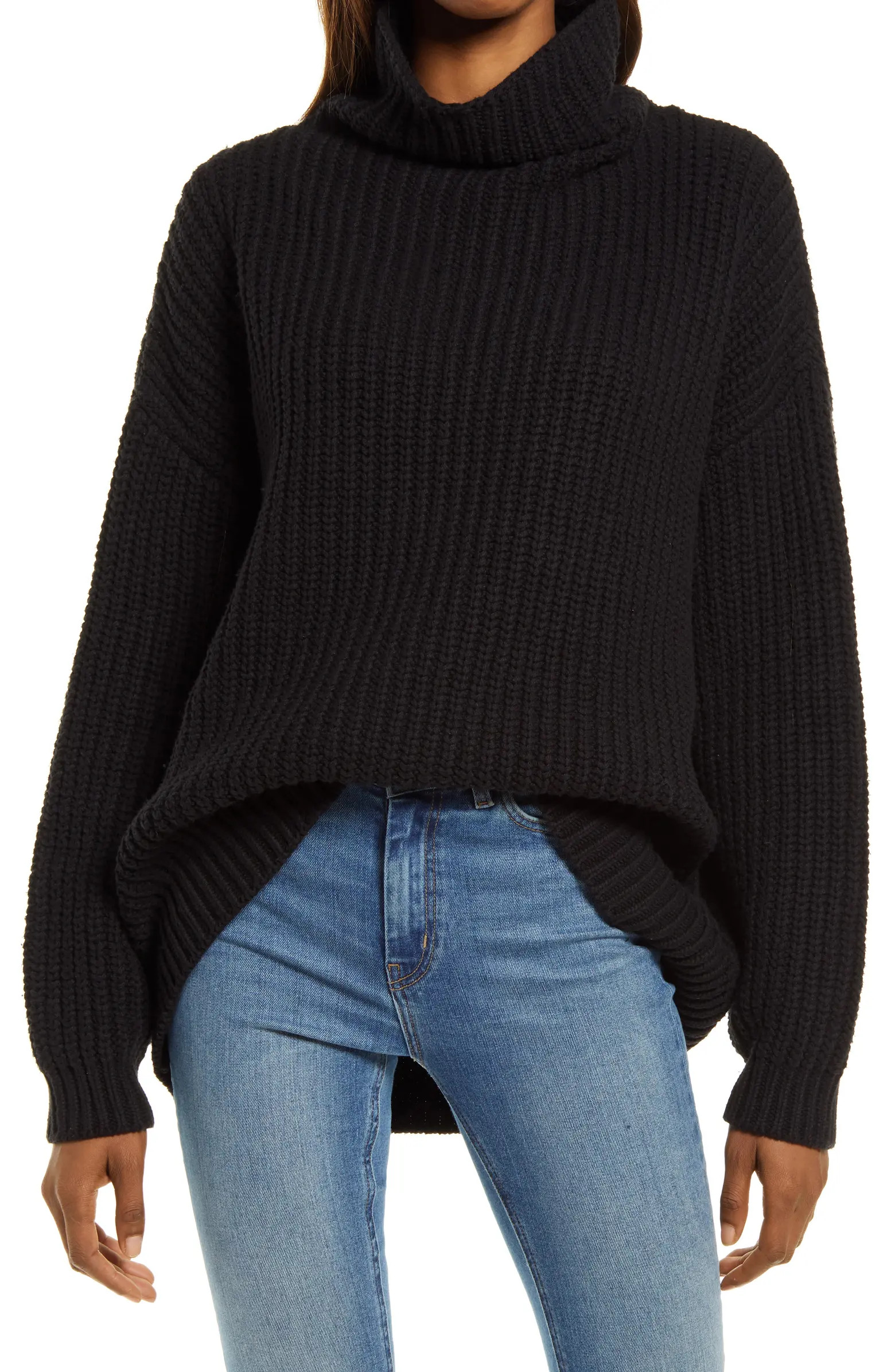 FREE PEOPLE Swim Too Deep Turtleneck Sweater | Nordstromrack | Nordstrom Rack