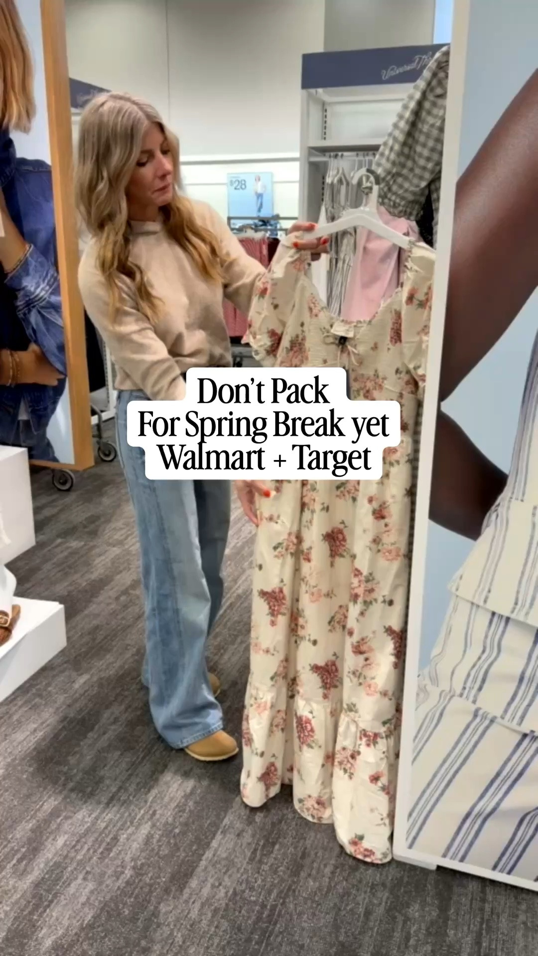 I love seeing all the warm weather stuff starting to show up in stores. It makes me feel like spring is  actually getting close.
Target and Walmart both have so many cute swimsuits, coverups, beach bags and sandals right now and the prices are really good.
If you’re packing for spring break soon there are some really good finds out there right now🤍☀️

Target style, target, Walmart, cover-up, sundress, bathing, suit, bikini, slides, sandals, Birkenstock, look for less, affordable, denim, two-piece set, matching bathing suit


#LTKSeasonal #LTKspring #LTKTravel