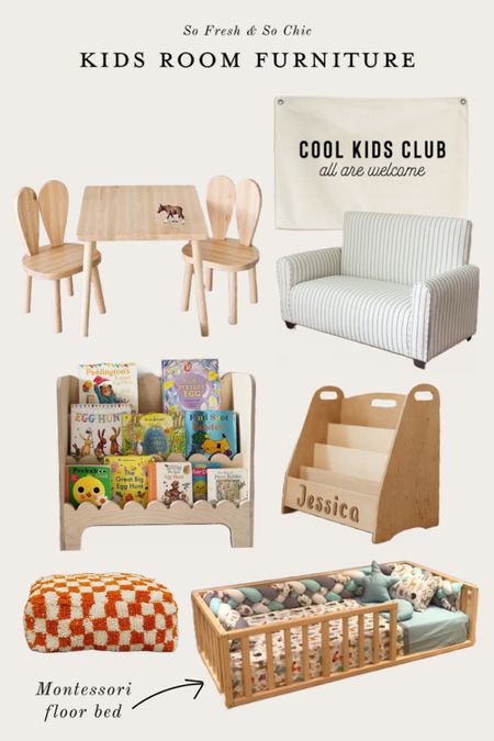 Montessori baby and kids room furniture!
-
Etsy - wood custom bookshelf - small kids table and chairs - small kids sofa - scalloped Montessori bookshelf - checkered pour - Montessori floor bed - baby room Montessori decor - kids room Montessori decor - Montessori furniture 

#LTKkids #LTKbaby #LTKhome