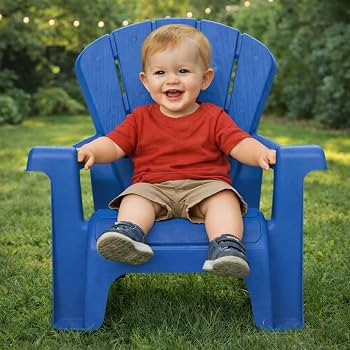 Little Tikes Kids Garden Chair 2 Pack in Blue, Outdoor Toddler Activity Adirondack Chairs for Pic... | Amazon (US)
