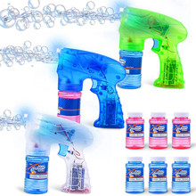 JOYIN 3 Bubble Guns Kit with 6 Bubble Solutions and Batteries, LED Transparent Bubble Machine Blaste | SHEIN