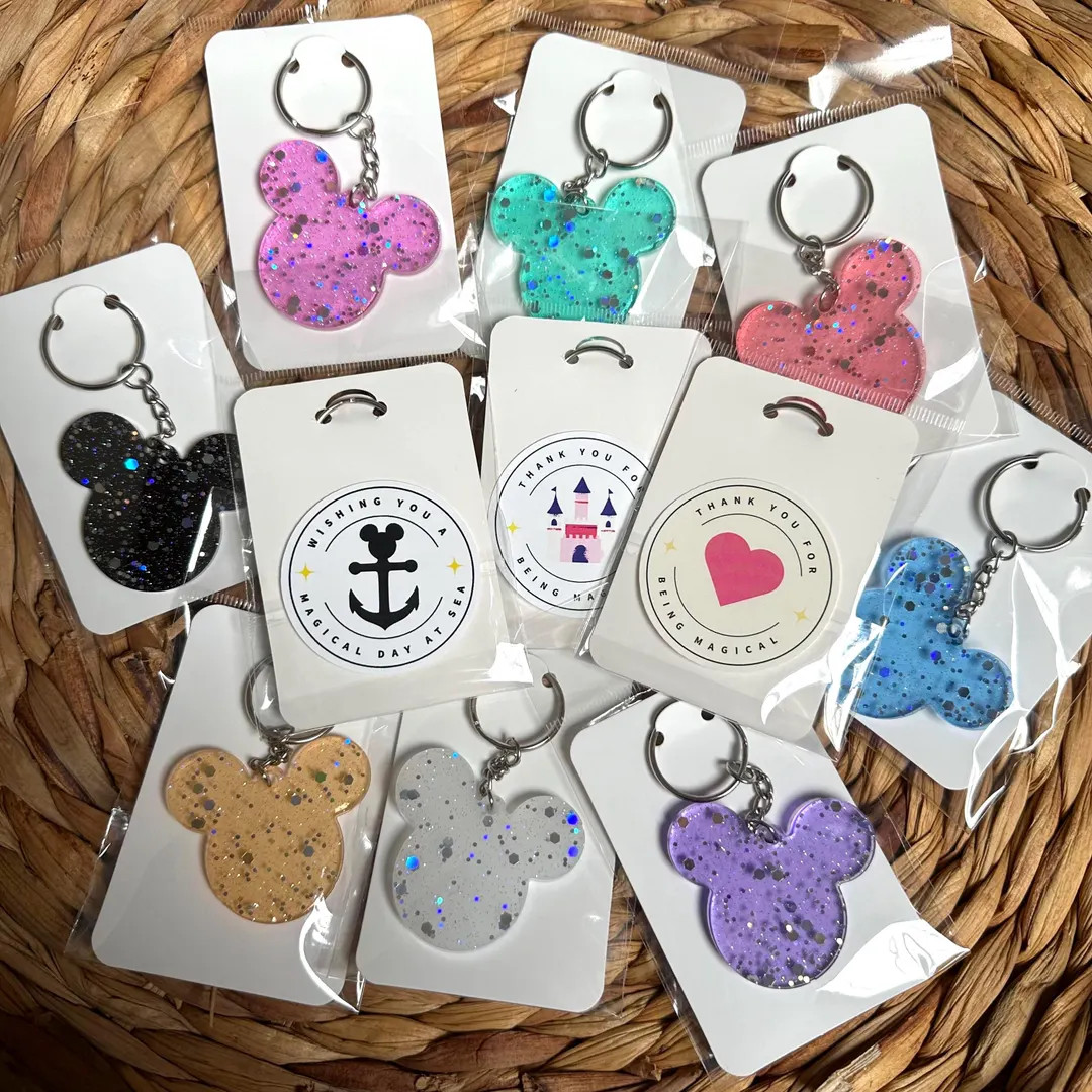 Magical Mouse Cast Member Pixie Dust Cruise Appreciation Keychain - Etsy | Etsy (US)