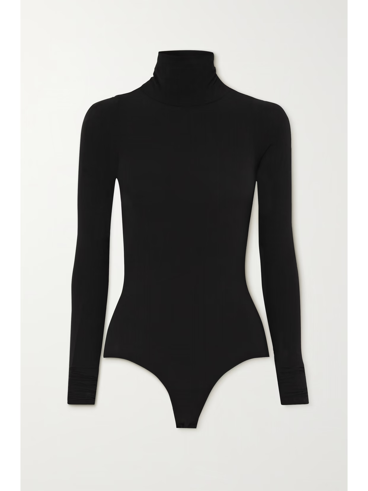 Commando - Ballet Stretch-jersey Turtleneck Thong Bodysuit - Black | NET-A-PORTER (US)