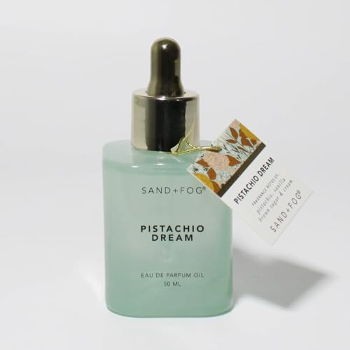Sand and Fog Pistachio Dream Dropper Eau de Parfum Oil 1.7 oz Unboxed (Notes of: pistachio, vanilla brown sugar & Cream) | Amazon (US)