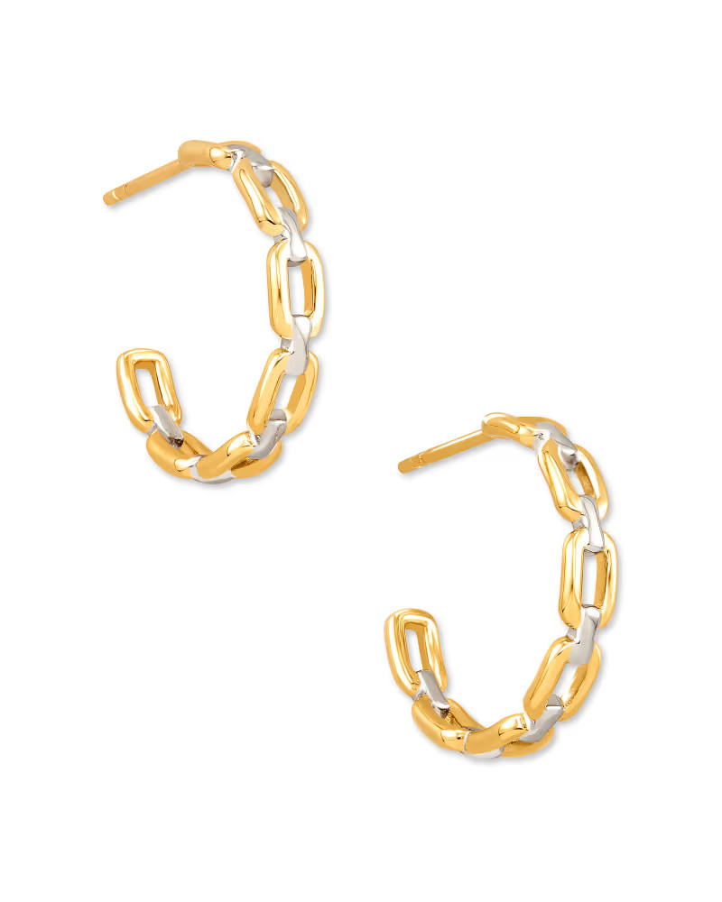Wren Hoop Earrings in Mixed Metal | Kendra Scott | Kendra Scott