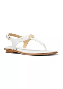 MK Plate Thong Sandals | Belk