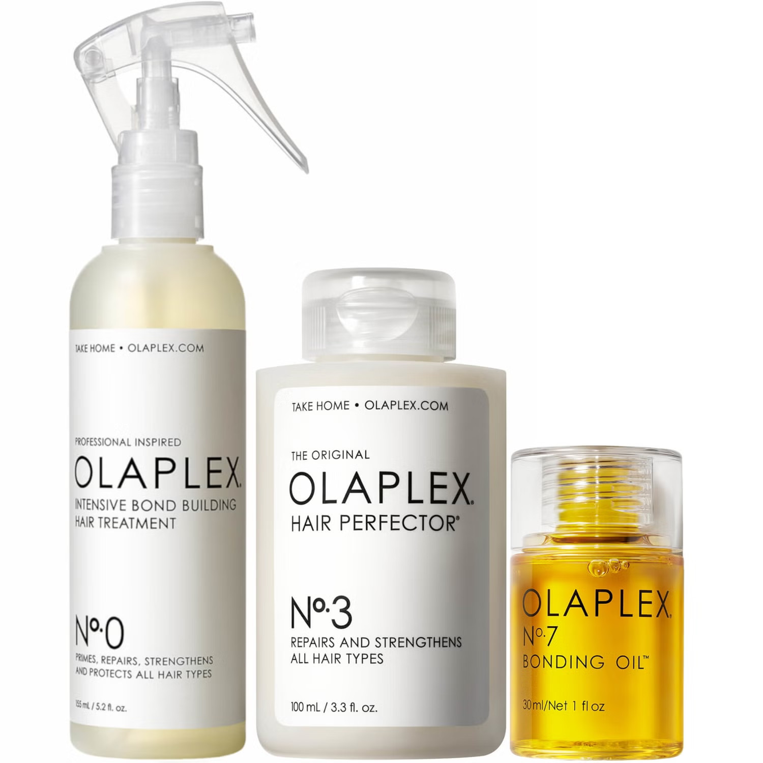 Olaplex Bundle - No.0, No.3, No.7 ($90.00) | Skinstore
