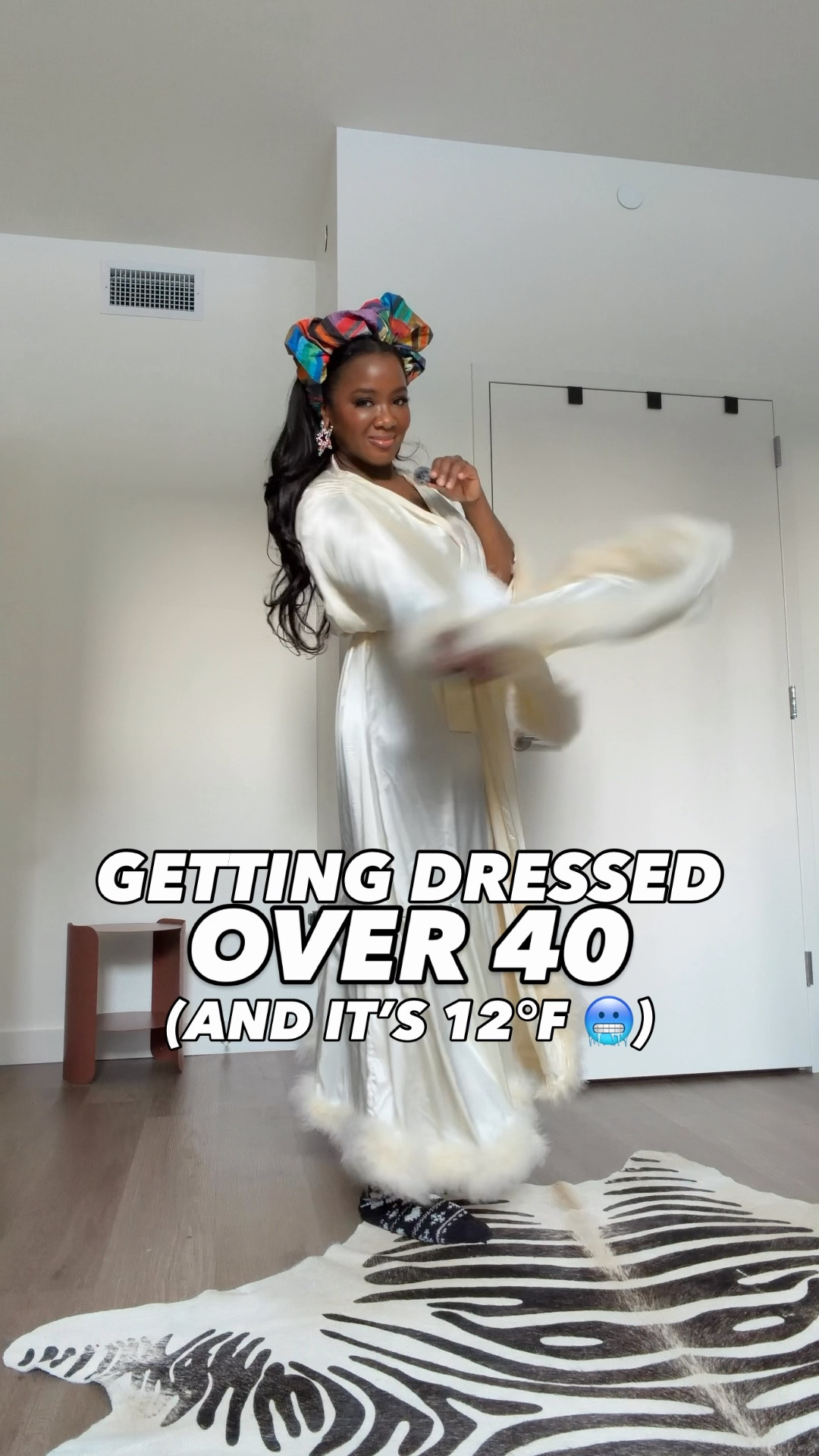 Getting dressed over 40 and it’s like 12 degrees 🥶 

#LTKTall #LTKOver40 #LTKgrwm