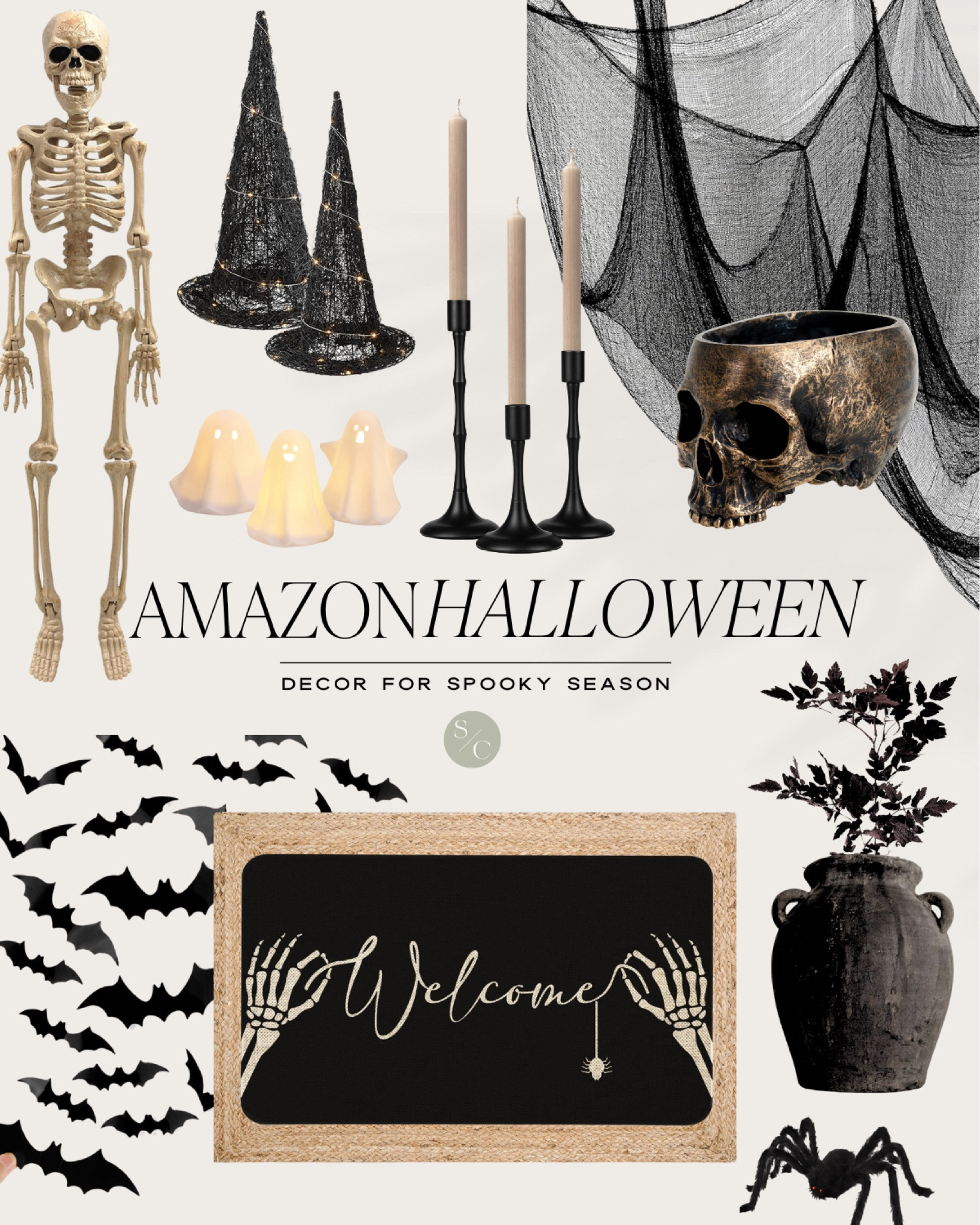 Amazon Halloween | Decor for Spooky Season 🕷️👻 

Skull, skeleton, October party, Halloween party, trick or treat, black decor, gold decor, spider, pumpkins 

#LTKSeasonal #LTKParties #LTKHome