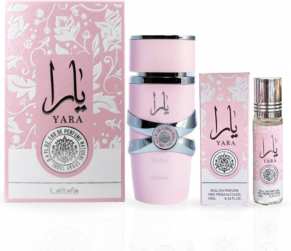Lattafa Yara 2-piece Fragrance Bundle for Women (3.4 Oz Eau de Parfum Spray + 0.34 Oz Concentrate... | Amazon (US)