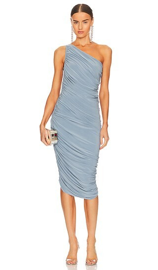Norma Kamali Diana Dress in Baby Blue. - size M (also in S, XL, XS, XXS) | Revolve Clothing (Global)