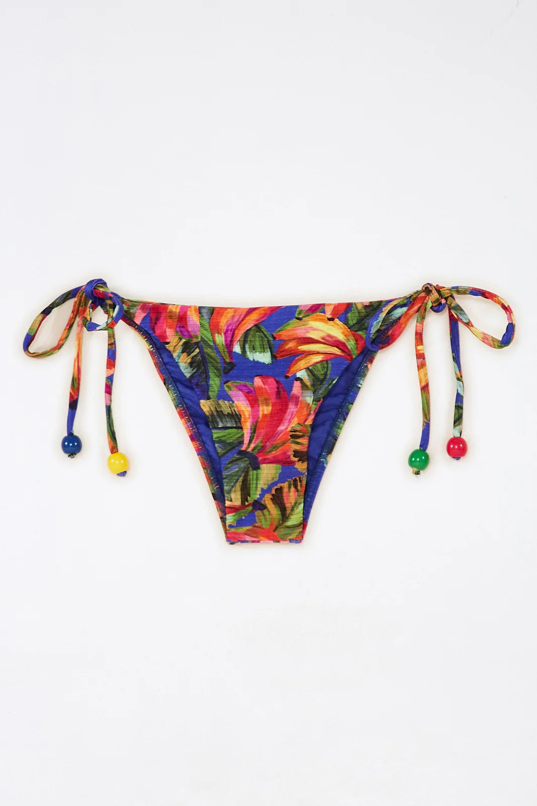 BLUE BANANAMIX SIDE TIE BIKINI BOTTOM | FarmRio (US)