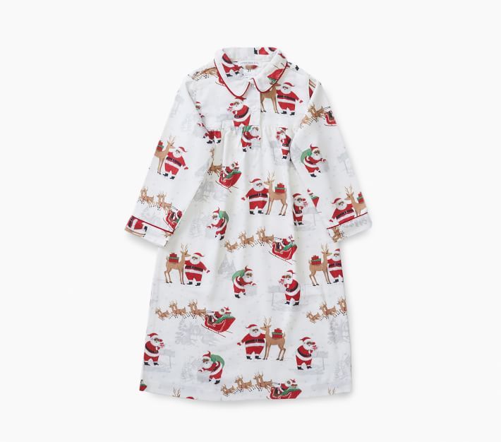 Heritage Santa Flannel Nightgown, 4 | Pottery Barn Kids