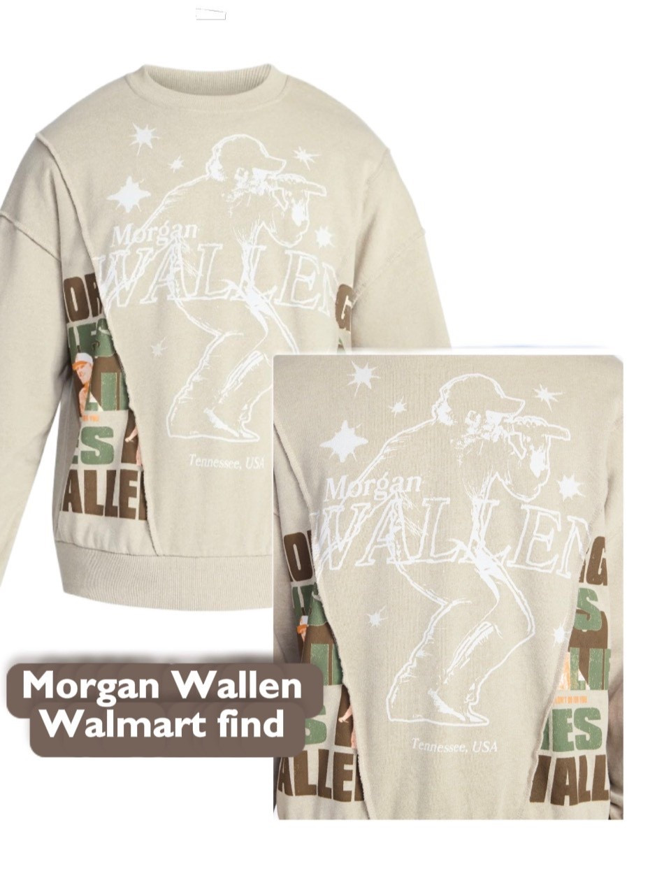Check out this new Morgan Wallen find from Walamart!!! I ran so fast! 

#LTKootd
