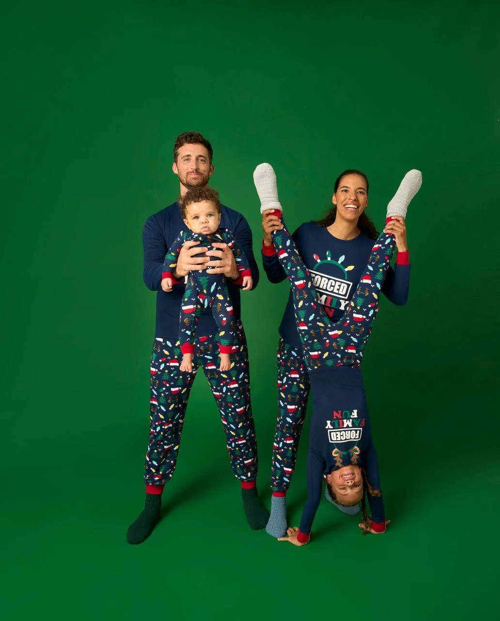 Women’s Christmas Matching Family Pajamas Set from Holiday Time, 2-Piece, Sizes S-XL | Walmart (US)