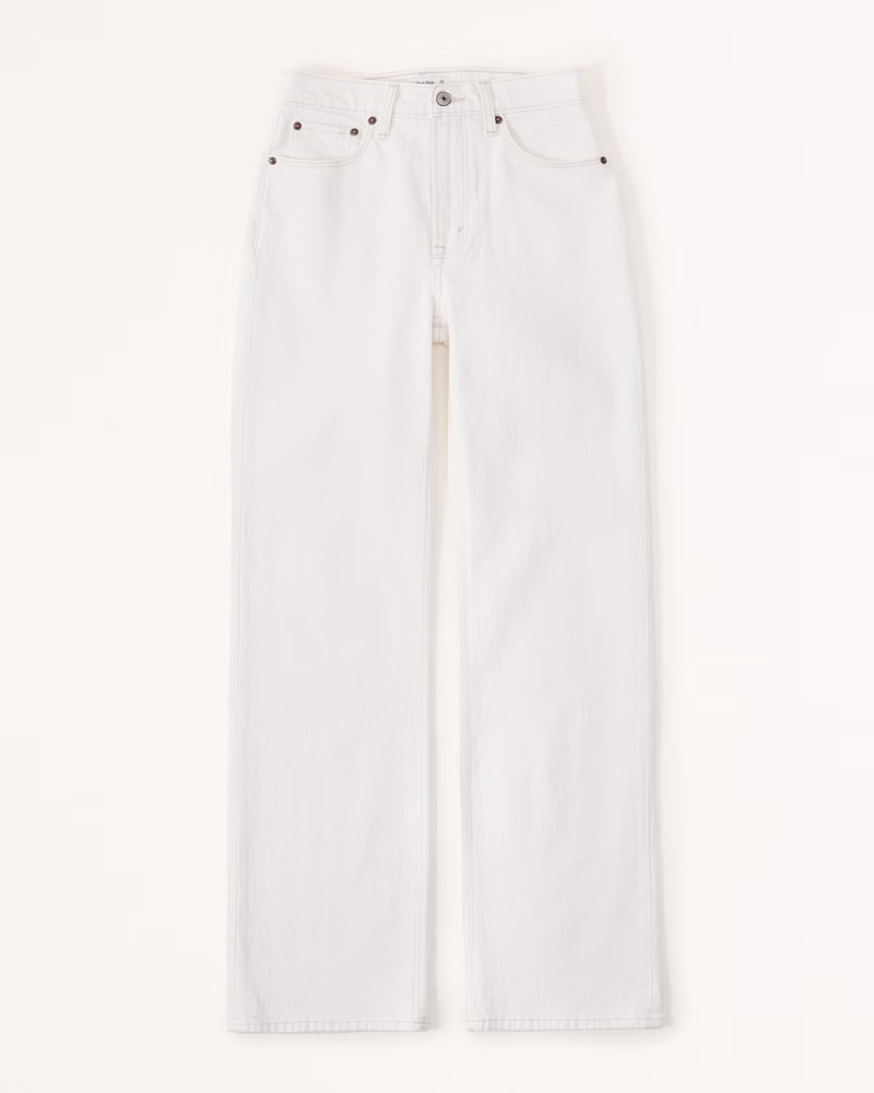 Curve Love High Rise 90s Relaxed Jean | Abercrombie & Fitch (US)