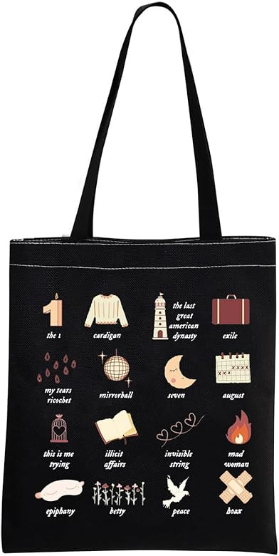 TOBGBE Album Inspired Gift Singer Fan Gifts All Album Name Tote Bag Singer Merchandise Music Love... | Amazon (US)