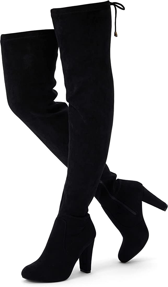Vepose Women's 992 Thigh High |Over The Knee Boots Suede Long Boot with Inner Zipper | Amazon (US)
