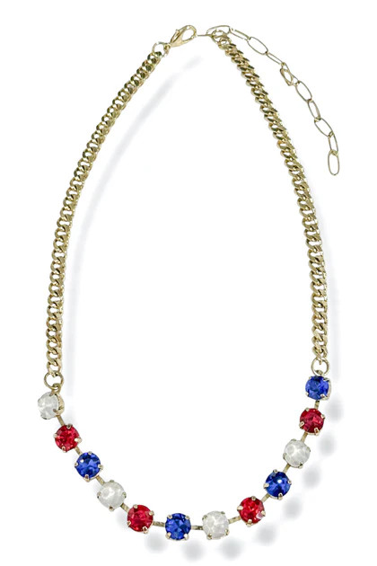 Sienna By TOVA Mini Ann RWB Necklace | The Willow Tree