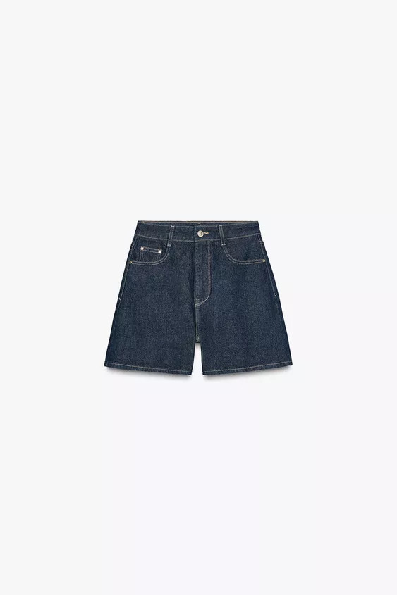 Z1975 HIGH-WAISTED MOM FIT SHORTS | Zara US
