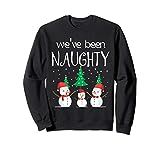 Naughty Pregnancy Announcement Snowman Christmas Sweater | Amazon (US)