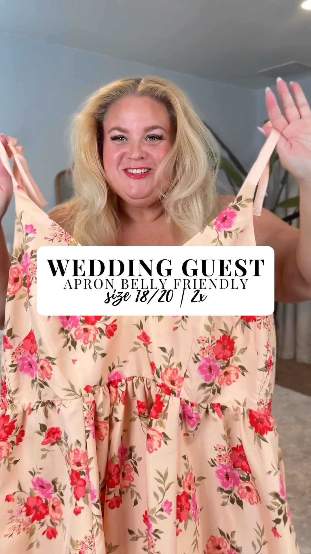 The prettiest occasion / graduation / wedding guest dress ever!
Stretch panel under the arm area which helps the bust fit 
Wearing 2x fabric is not stretchy (other than the stretch panel) 

#LTKFindsUnder50 #LTKWedding #LTKStyleTip