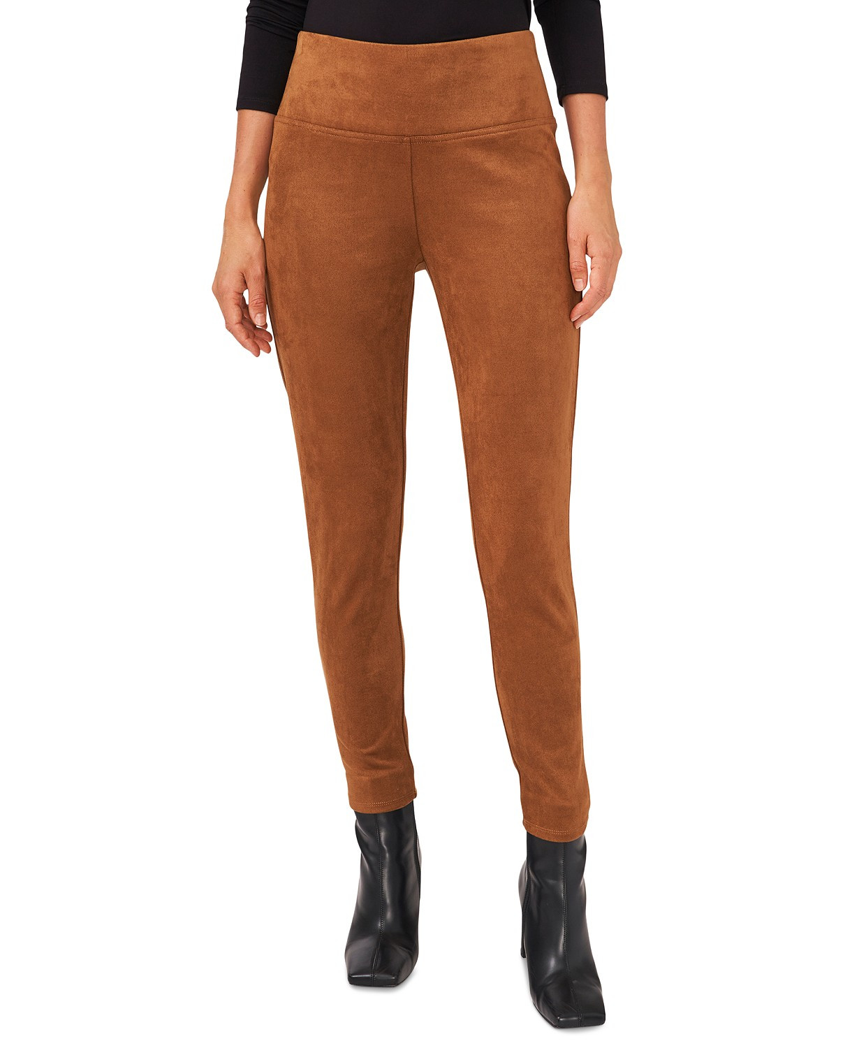 Vince Camuto Brushed Faux-Suede Leggings & Reviews - Pants & Capris - Women - Macy's | Macys (US)