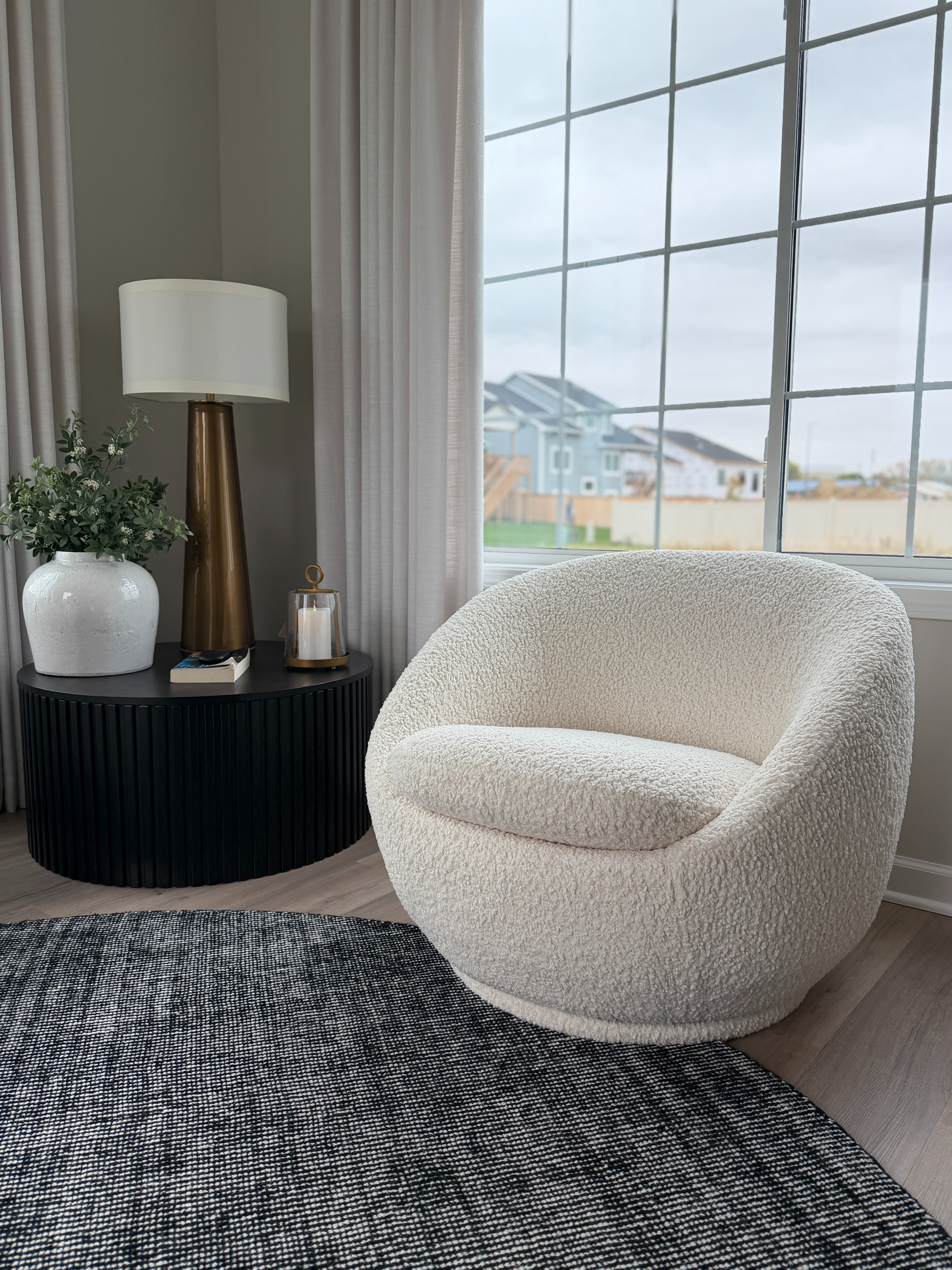 This swivel accent chair is on sale and it’s such a good one ✨ Soft, neutral, and actually comfortable enough to use every day. 

 #LTKHome #LTKSaleAlert