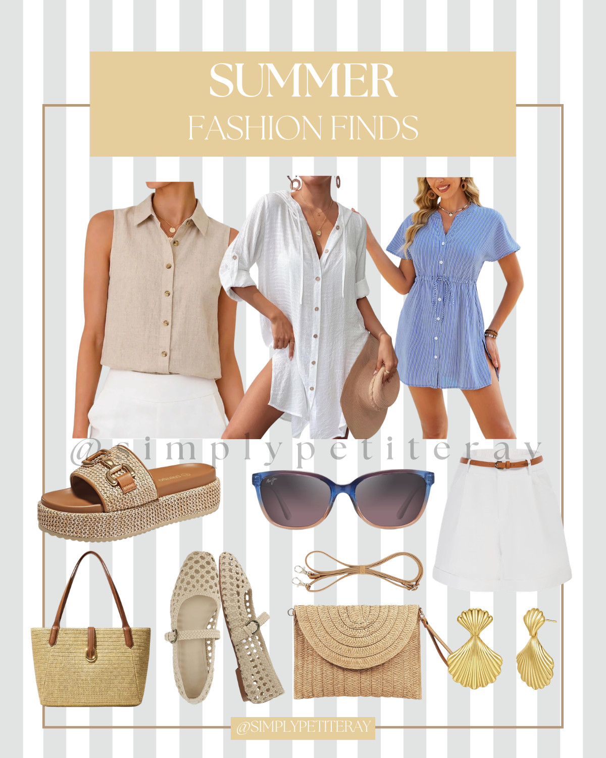 Get ready for summer with these stylish finds! Perfect for beach days and casual outings.

Summer Fashion Finds, Summer Style, Beach Outfit Ideas, Vacation Outfits, Casual Chic Fashion, Warm Weather Looks, Resort Wear, Trendy Summer Clothing, Lightweight Dresses, Summer Wardrobe Essentials, Coastal Style, Everyday Fashion, Vacation Style, Seasonal Trends

#SummerFashion #SummerStyle #VacationOutfits #BeachStyle #ResortWear #CasualChic #FashionFinds #SummerWardrobe
 

 #LTKootd #LTKSeasonal