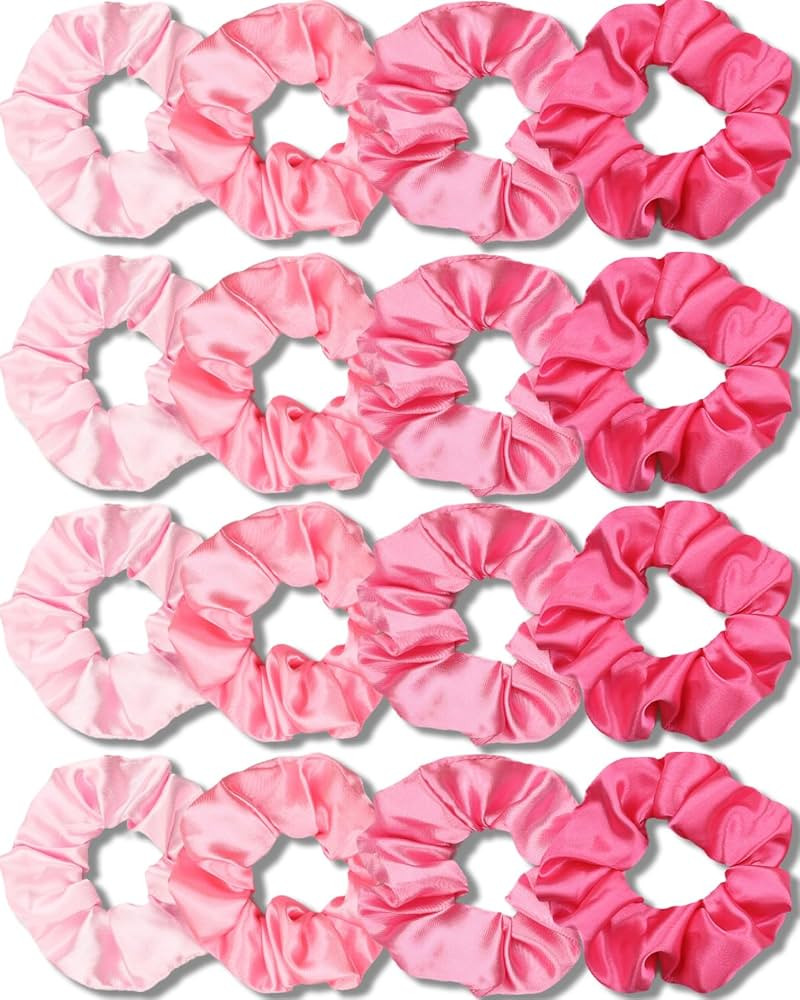 IVARYSS Satin Scrunchies for Girls, Soft Than Silk for Hair, Fashion Ties and Bands for Thin | Th... | Amazon (US)